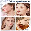 1Pair Brass Oval Hoop Earrings for Women EJEW-LP0001-36KCG-4