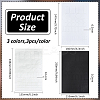 9Pcs 3 Styles PVC Waterproof Self-adhesive Stickers STIC-BC0001-08-2
