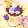 4 Rolls 4 Colors Round Polyester Cord OCOR-TA0003-88C-7