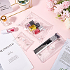 3Pcs 3 Styles Portable Transparent PVC Makeup Brush Bag AJEW-GF0010-87-3