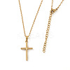 Vintage 306 Stainless Steel Cross Pendant Necklaces for Women Men DA5848-2-1