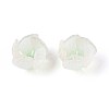 Flower Acrylic Bead Caps SACR-T017-49D-3