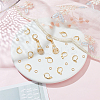 40Pcs Brass Leverback Earring Findings KK-BC0013-03G-5