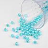 Faceted Colorful Eco-Friendly Poly Styrene Acrylic Round Beads SACR-K001-8mm-62-3