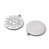 Anti-Tarnish 304 Stainless Steel Pendants STAS-R130-42P-2