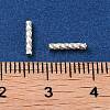 925 Sterling Silver Tube  Beads STER-H112-05-3