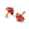 Brass Enamel Pendants KK-A252-13C-G-2