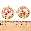 304 Stainless Steel Enamel  Pendants STAS-Z145-12G-01-3