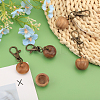 Wood Apple Box Jewelry Pendant Decoration HJEW-AB00430-5
