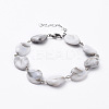 Acrylic Imitation Gemstone Style Beads Bracelets BJEW-JB04684-1