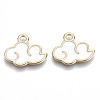 Alloy Enamel Pendants X-PALLOY-N160-003-RS-1