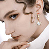 16Pcs Brass Stud Earring Findings KK-BC0008-50-6