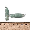 Natural Amazonite Carved Pendants G-G314-01P-06-3
