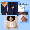 2Pcs Angel Wings Zinc Alloy Rhinestone Brooches for Backpack Clothes Wedding Party JEWB-WR0001-12G-5