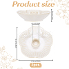2Pcs Porcelain Candle Holders DJEW-PH0001-87A-2