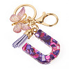 Resin Butterfly Pendant Keychains KEYC-TAC0034-03U-2