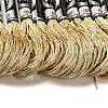 10 Skeins 12-Ply Metallic Polyester Embroidery Floss OCOR-Q057-A14-2