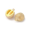 Brass Enamel Charms KK-F903-01E-G-2
