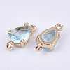Transparent Glass Links connectors LS-GLAA-T007-18H-2
