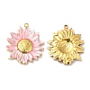 Real 18K Gold Plated 304 Stainless Steel Pendants STAS-A084-29G-02-1