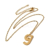 304 Stainless Steel Pendant Necklaces LS-NJEW-H036-02G-G-2