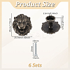 Lion Alloy Drawer Pull Handles FIND-WH0816-038AB-2