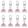 6Pcs Resin Pendant Decorations KEYC-YW00210-1