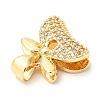 Rack Plating Brass Micro Pave Cubic Zirconia Pendants KK-A185-21G-3