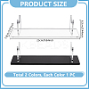 2Pcs 2 Colors Acrylic Single Sword Display Stands ODIS-GA0001-79-2