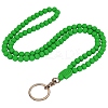 1Pc Silicone ID Card Neck Strap Card Holder NJEW-SW00027-05-1