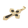Ion Plating(IP) 304 Stainless Steel Enamel Rhinestone Pendants STAS-Q325-05D-G-2