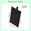 24Pcs PU Leather & Sponge Jewelry Pendant Nceklace Display Cards NDIS-SP0001-03A-01-2