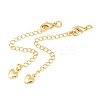 Brass Curb Chain Extender KK-L265-02G-1
