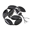 Natural Banded Agate Beads Strands G-F825-H01-01C-4