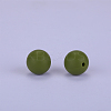 Round Silicone Focal Beads SI-JX0046A-137-2