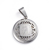 Non-Tarnish 304 Stainless Steel Pendants STAS-I143-08P-06-1
