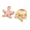 Summer Theme Alloy Enamel Pendants FIND-U010-05-2