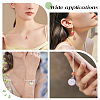 40Pcs 10 Styles Light Gold Alloy Enamel Pendants ENAM-ME0001-34-4