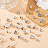 120Pcs 15 Styles Tibetan Style Alloy European Beads MPDL-ME0001-01-5