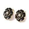 304 Stainless Steel Flower Stud Earrings EJEW-A147-03G-2