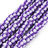 Handmade Polymer Clay Beads Strands CLAY-N008-042B-1