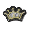 Crown Pattern Computerized Embroidery Cloth Iron On/Sew On Patches PATC-WH0010-11F-2
