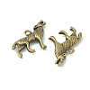 Tibetan Style Alloy Howling Wolf Pendants X-MLF1753Y-NF-2