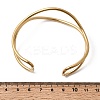 304 Stainless Steel Cuff Bangles for Women LS-BJEW-Z150-01G-02-5