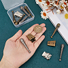 4Pcs 2 Colors Bolo Tie Making Kits DIY-PH0022-02-3
