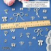 120Pcs 15 Styles Tibetan Style Alloy Pendants TIBEP-YW0002-05-3