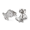Non-Tarnish 304 Stainless Steel Stud Earrings LS-EJEW-B022-06P-2