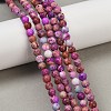 Dyed Natural Regalite/Imperial Jasper/Sea Sediment Jasper Beads Strands G-B124-C04-08-5