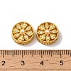 Rack Plating Hollow Brass Cubic Zirconia Beads KK-K381-21D-MG-3