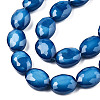 Opaque Solid Color Glass Beads Strands X-GLAA-N032-02C-2
